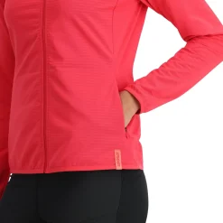 Midlayers | Fleece*Spyder Womens Gridweb Fleece Hoodie - Prism Pink PRISMPINK