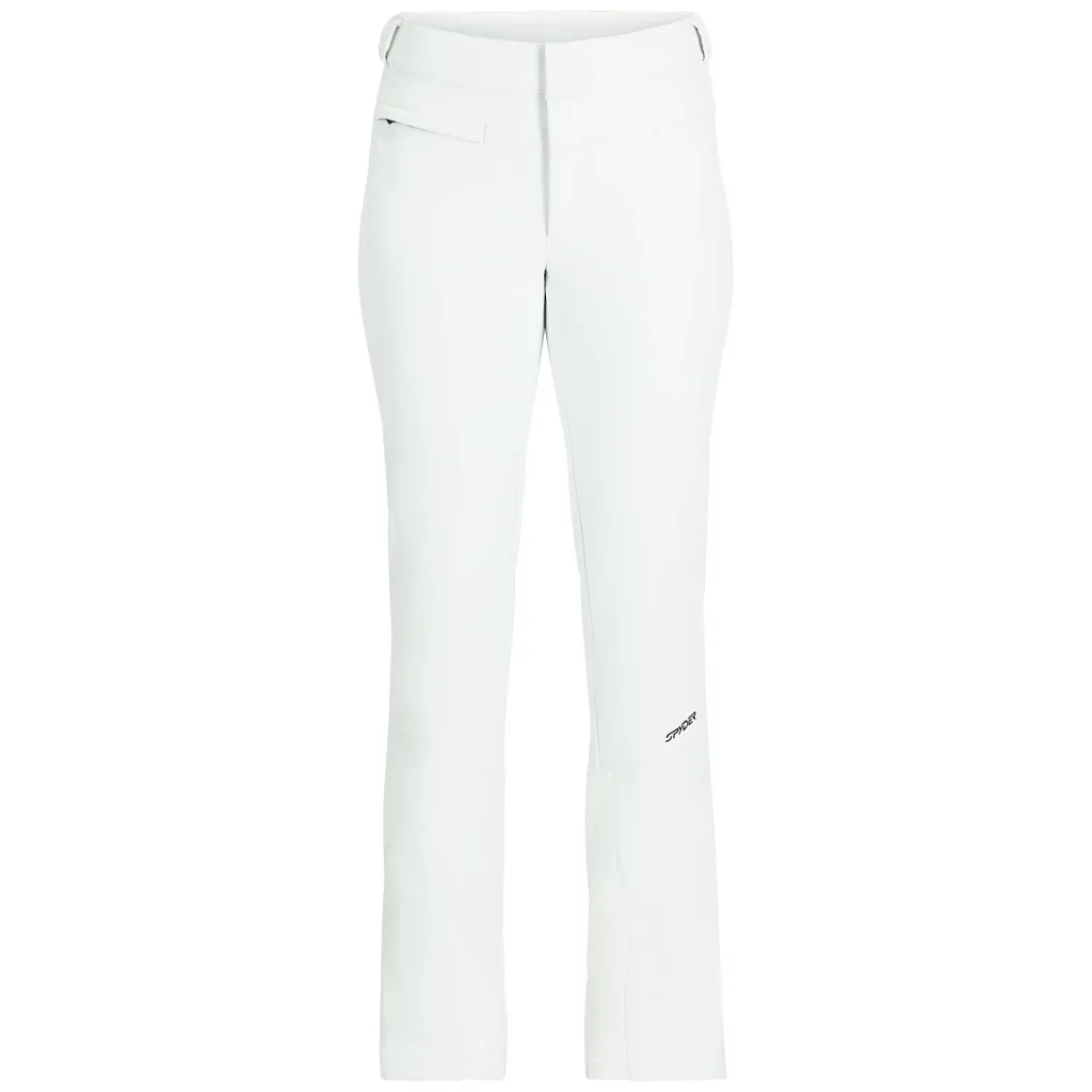 Softshell*Spyder Womens Orb Softshell Pants - WHITE