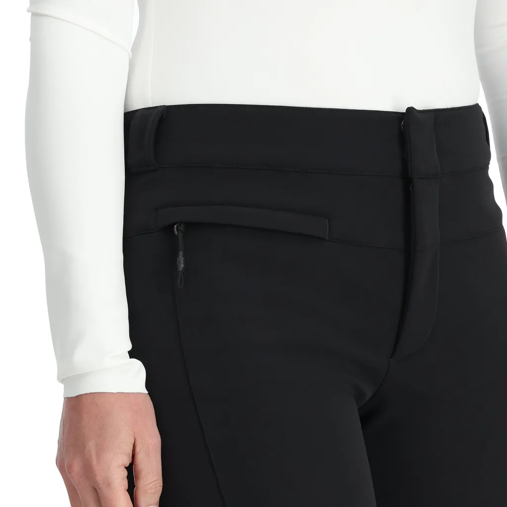 Softshell*Spyder Womens Orb Softshell Pants - BLACK