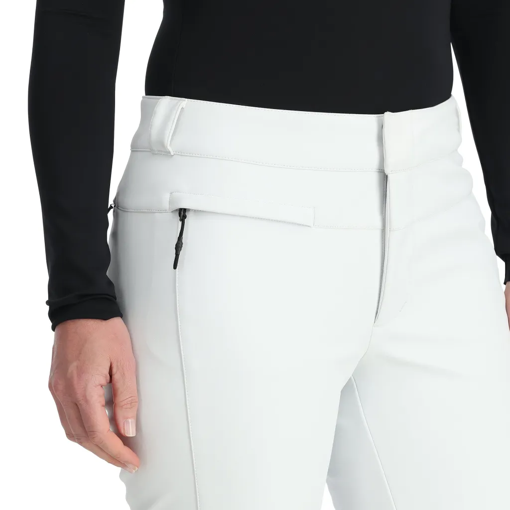 Softshell*Spyder Womens Orb Softshell Pants - WHITE