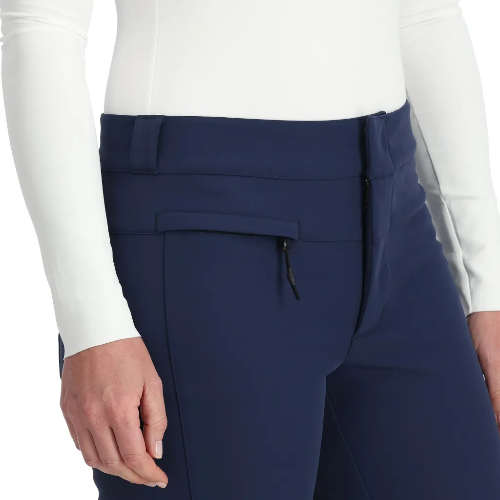 Softshell*Spyder Womens Orb Softshell Pants - True Navy TRUENAVY
