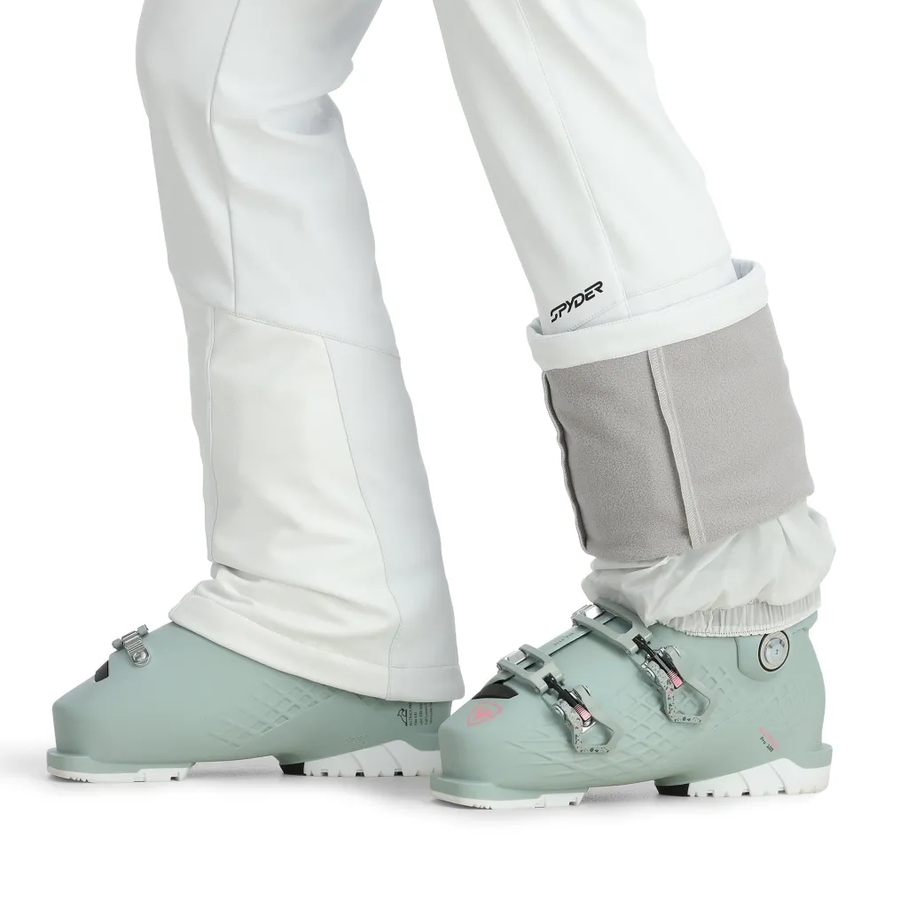 Softshell*Spyder Womens Orb Softshell Pants - WHITE