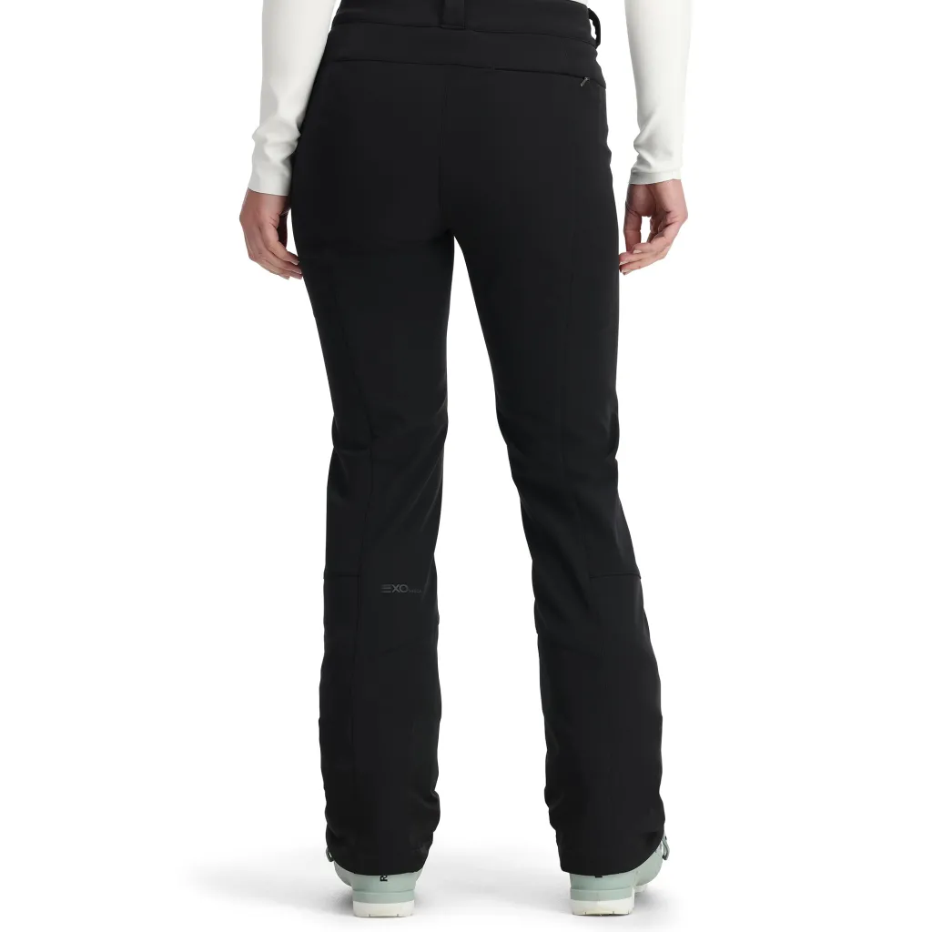 Softshell*Spyder Womens Orb Softshell Pants - BLACK