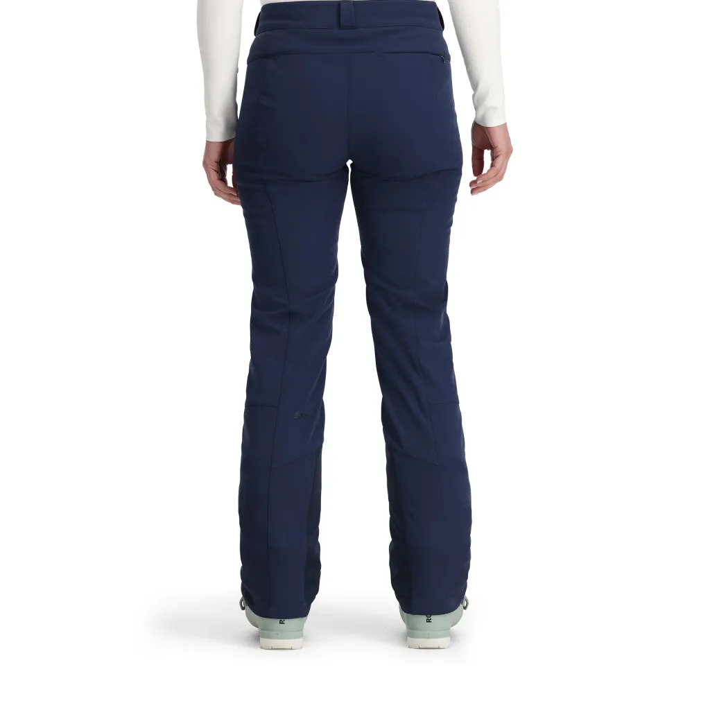 Softshell*Spyder Womens Orb Softshell Pants - True Navy TRUENAVY