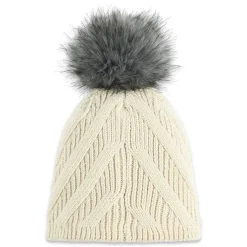 Hats*Spyder Womens Royal Pom - Vanilla Latte VANILLALATTE