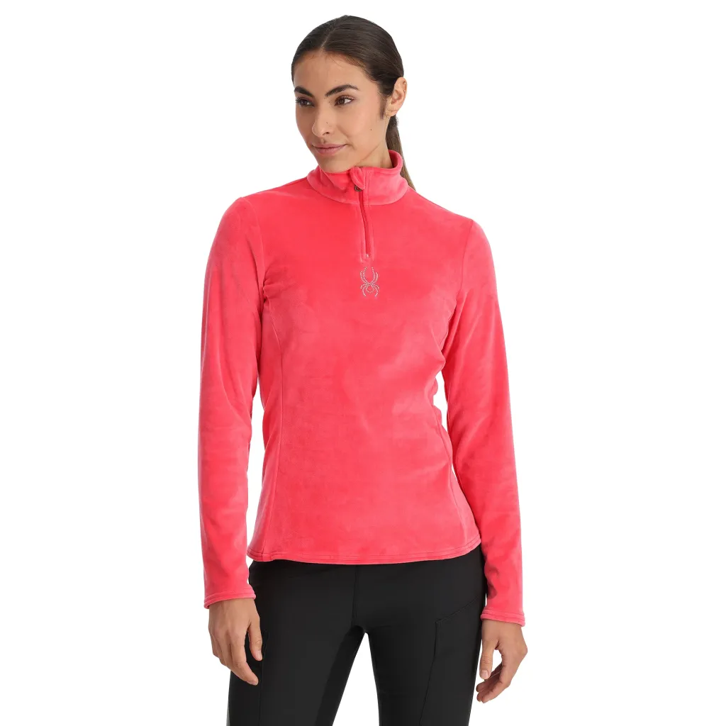 Midlayers | Fleece*Spyder Womens Shimmer Bug Half Zip - Prism Pink PRISMPINK