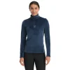 Midlayers | Fleece*Spyder Womens Shimmer Bug Half Zip - True Navy TRUENAVY
