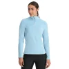 Midlayers | Fleece*Spyder Womens Shimmer Bug Half Zip - Blue Drift BLUEDRIFT