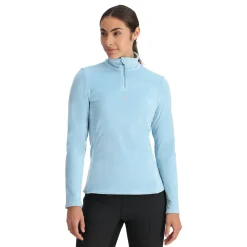 Midlayers | Fleece*Spyder Womens Shimmer Bug Half Zip - Blue Drift BLUEDRIFT