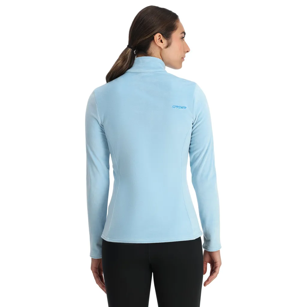 Midlayers | Fleece*Spyder Womens Shimmer Bug Half Zip - Blue Drift BLUEDRIFT