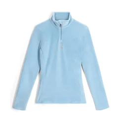 Midlayers | Fleece*Spyder Womens Shimmer Bug Half Zip - Blue Drift BLUEDRIFT