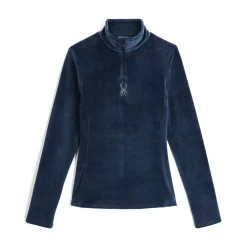 Midlayers | Fleece*Spyder Womens Shimmer Bug Half Zip - True Navy TRUENAVY