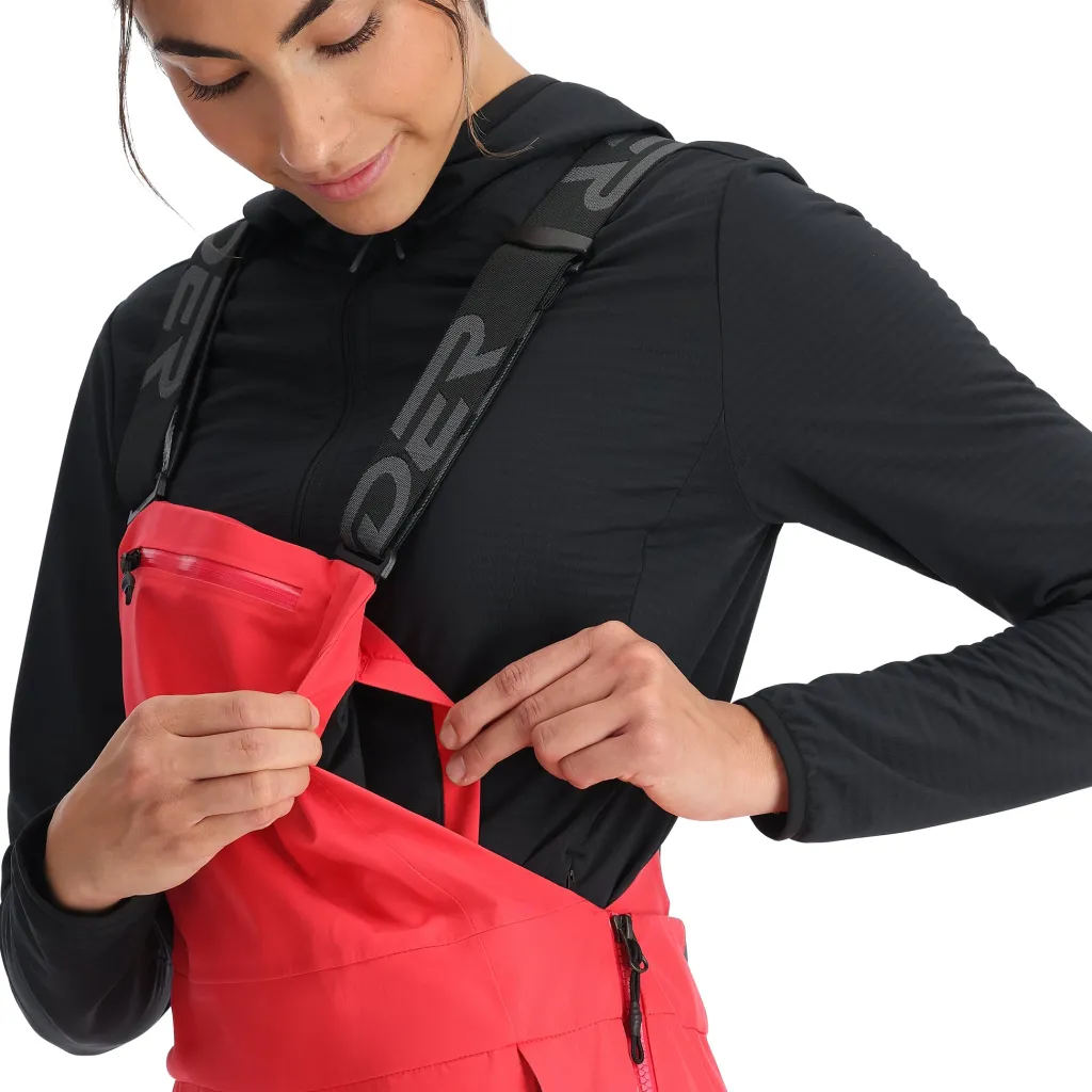 Bibs | Backcountry*Spyder Womens Solitaire Bib - Prism Pink PRISMPINK