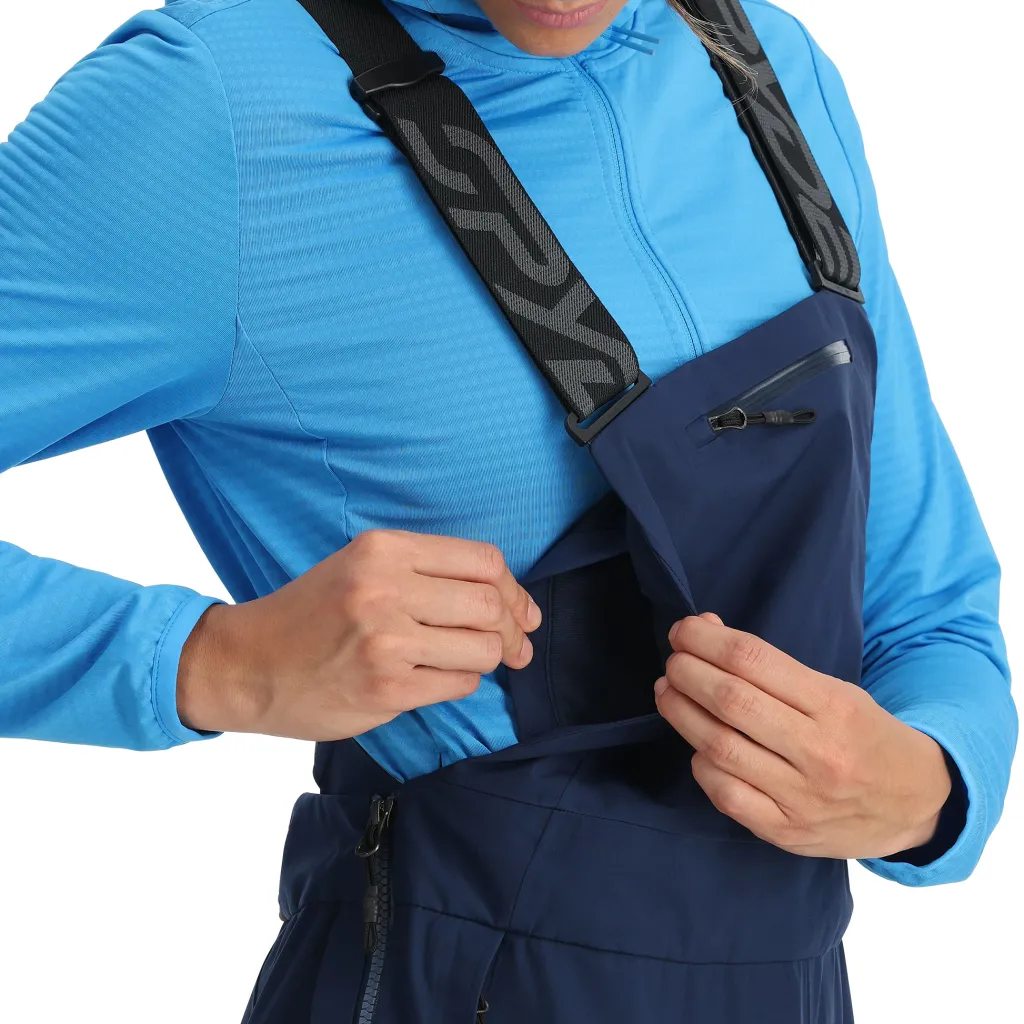 Backcountry | Freeski*Spyder Womens Solitaire Bib - True Navy TRUENAVY