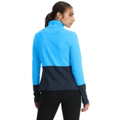 Midlayers | Fleece*Spyder Womens Speed Fleece Half Zip - Aether Blue AETHERBLUE