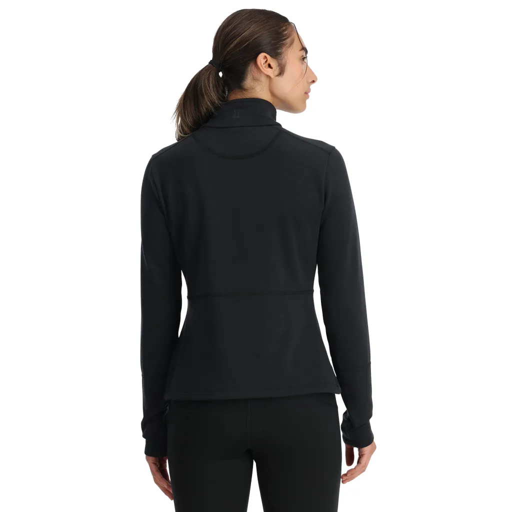 Midlayers | Fleece*Spyder Womens Speed Fleece Half Zip - BLACK