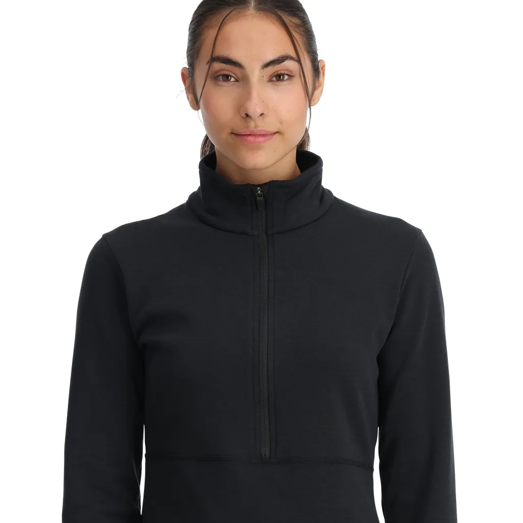 Midlayers | Fleece*Spyder Womens Speed Fleece Half Zip - BLACK