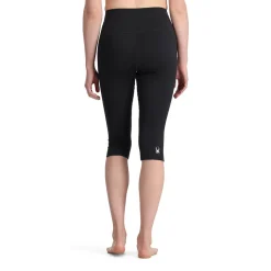Baselayers | Freeski*Spyder Womens Stretch Charger 3/4 Pants - BLACK
