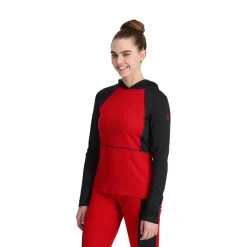 Freeski*Spyder Womens Stretch Charger Hoodie - PULSE