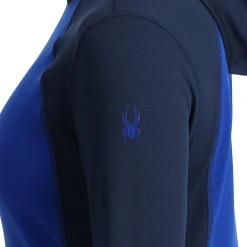 Baselayers | Midlayers*Spyder Womens Stretch Charger Hoodie - Electric Blue ELECTRICBLUE