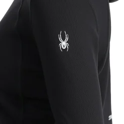 Baselayers | Midlayers*Spyder Womens Stretch Charger Hoodie - BLACK