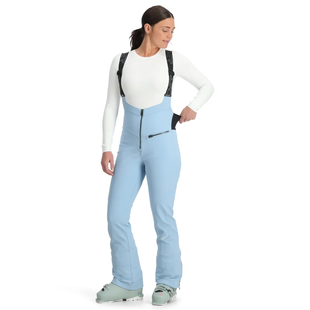 Softshell | Bibs*Spyder Womens Strutt Bib - Blue Drift BLUEDRIFT