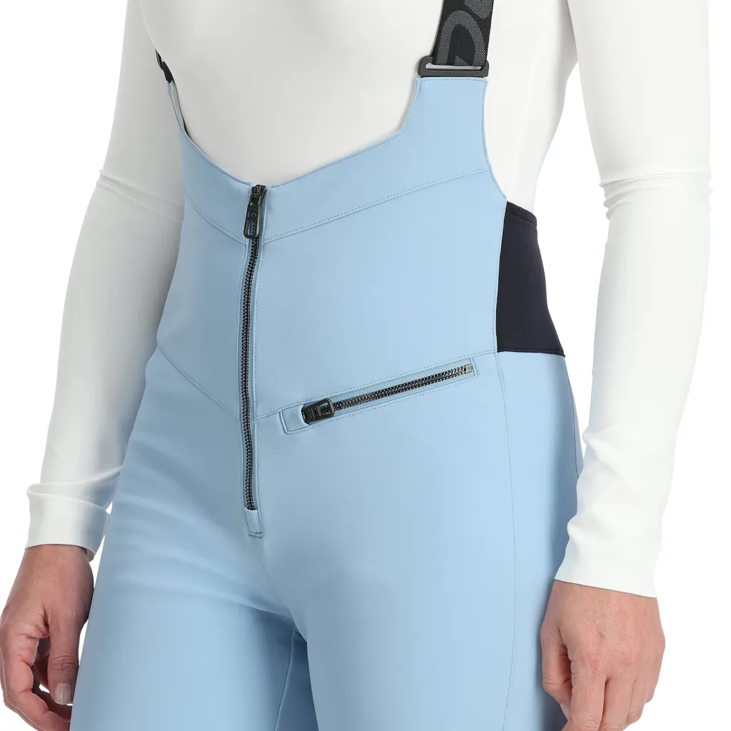 Softshell | Bibs*Spyder Womens Strutt Bib - Blue Drift BLUEDRIFT