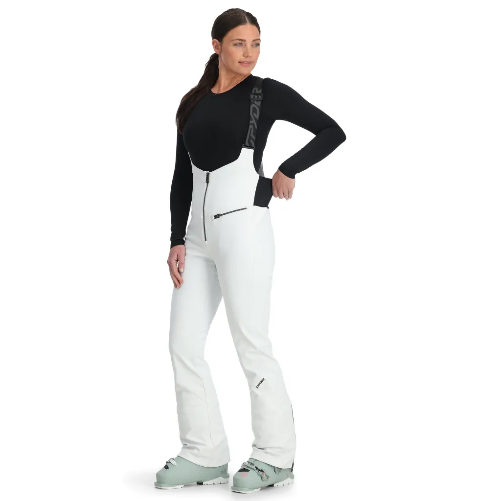 Softshell | Bibs*Spyder Womens Strutt Bib - WHITE