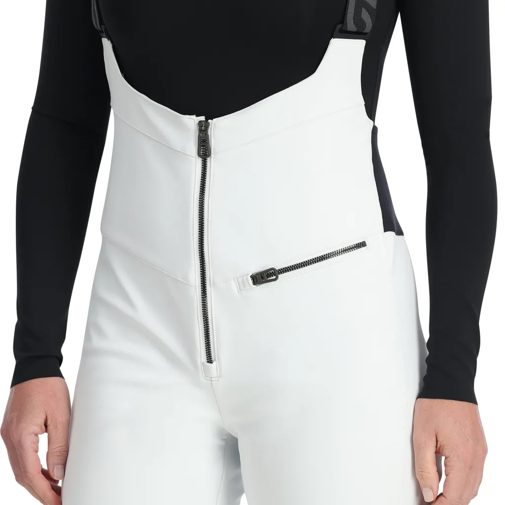Softshell | Bibs*Spyder Womens Strutt Bib - WHITE