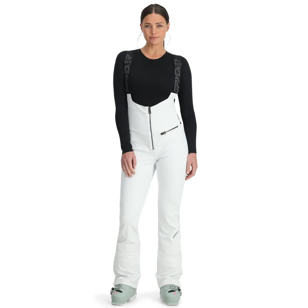 Softshell | Bibs*Spyder Womens Strutt Bib - WHITE