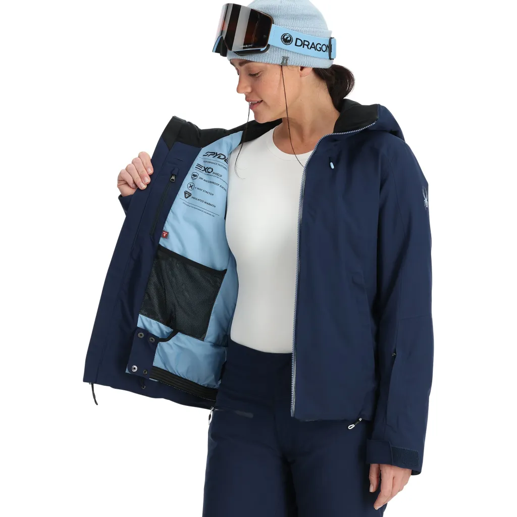 Insulated | Freeski*Spyder Womens Temerity - True Navy TRUENAVY