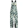 Insulated | Freeski*Spyder Womens Terrain Bib - Tie Dye Vanilla Latte TIEDYEVANILLALATTE