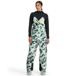 Insulated | Freeski*Spyder Womens Terrain Bib - Tie Dye Vanilla Latte TIEDYEVANILLALATTE