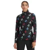 Midlayers*Spyder Womens Vivid Half Zip - BLACK