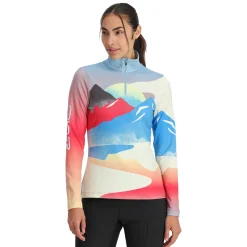 Midlayers*Spyder Womens Vivid Half Zip - MULTI