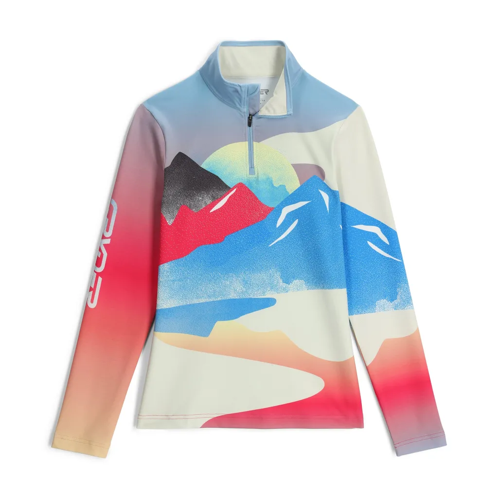 Midlayers*Spyder Womens Vivid Half Zip - MULTI