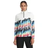 Midlayers*Spyder Womens Vivid Half Zip - WHITE