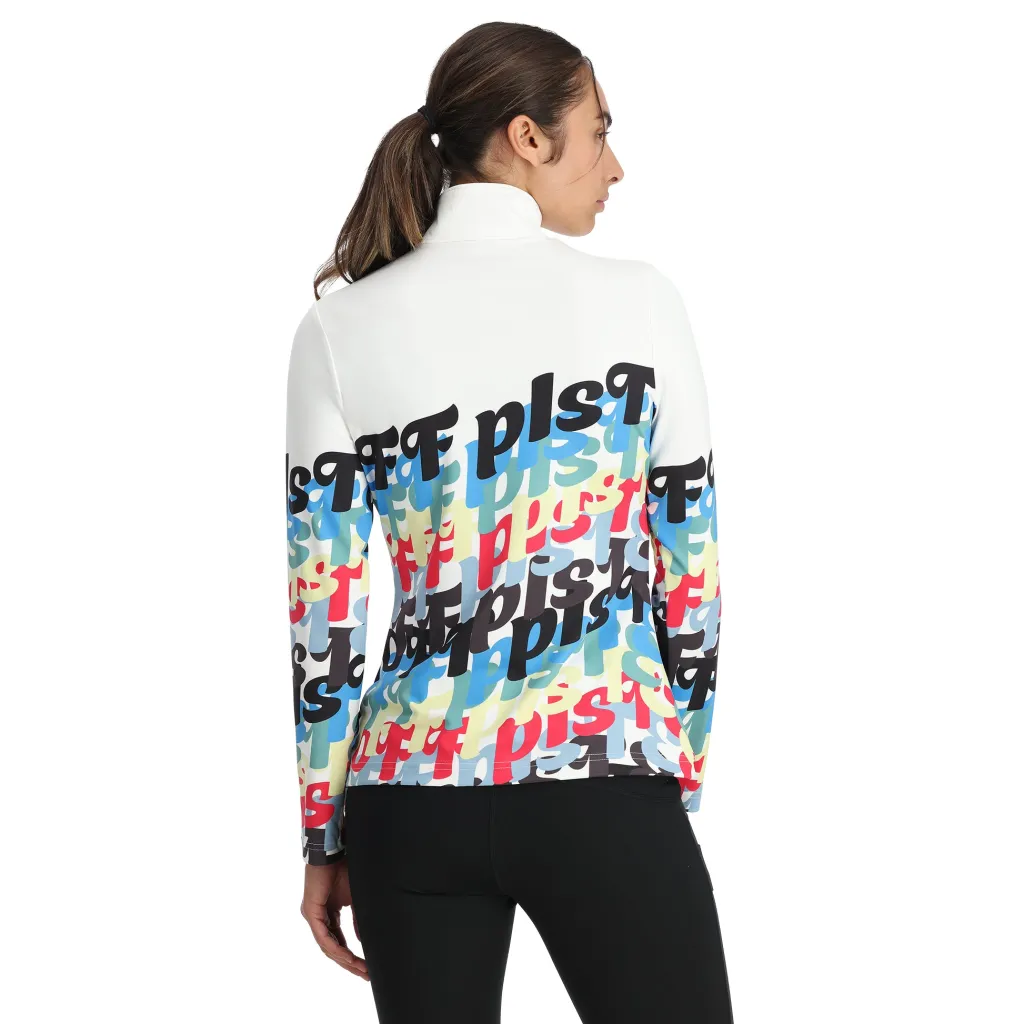 Midlayers*Spyder Womens Vivid Half Zip - WHITE
