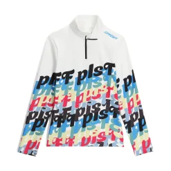 Midlayers*Spyder Womens Vivid Half Zip - WHITE