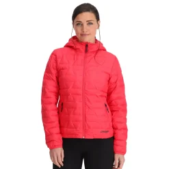 Midlayers | Down*Spyder Womens Zenith Hooded - Prism Pink PRISMPINK
