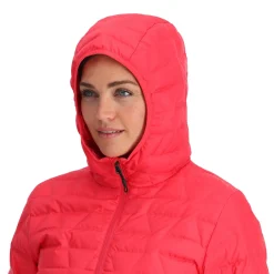 Midlayers | Down*Spyder Womens Zenith Hooded - Prism Pink PRISMPINK