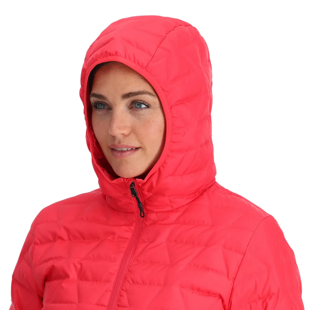Midlayers | Down*Spyder Womens Zenith Hooded - Prism Pink PRISMPINK