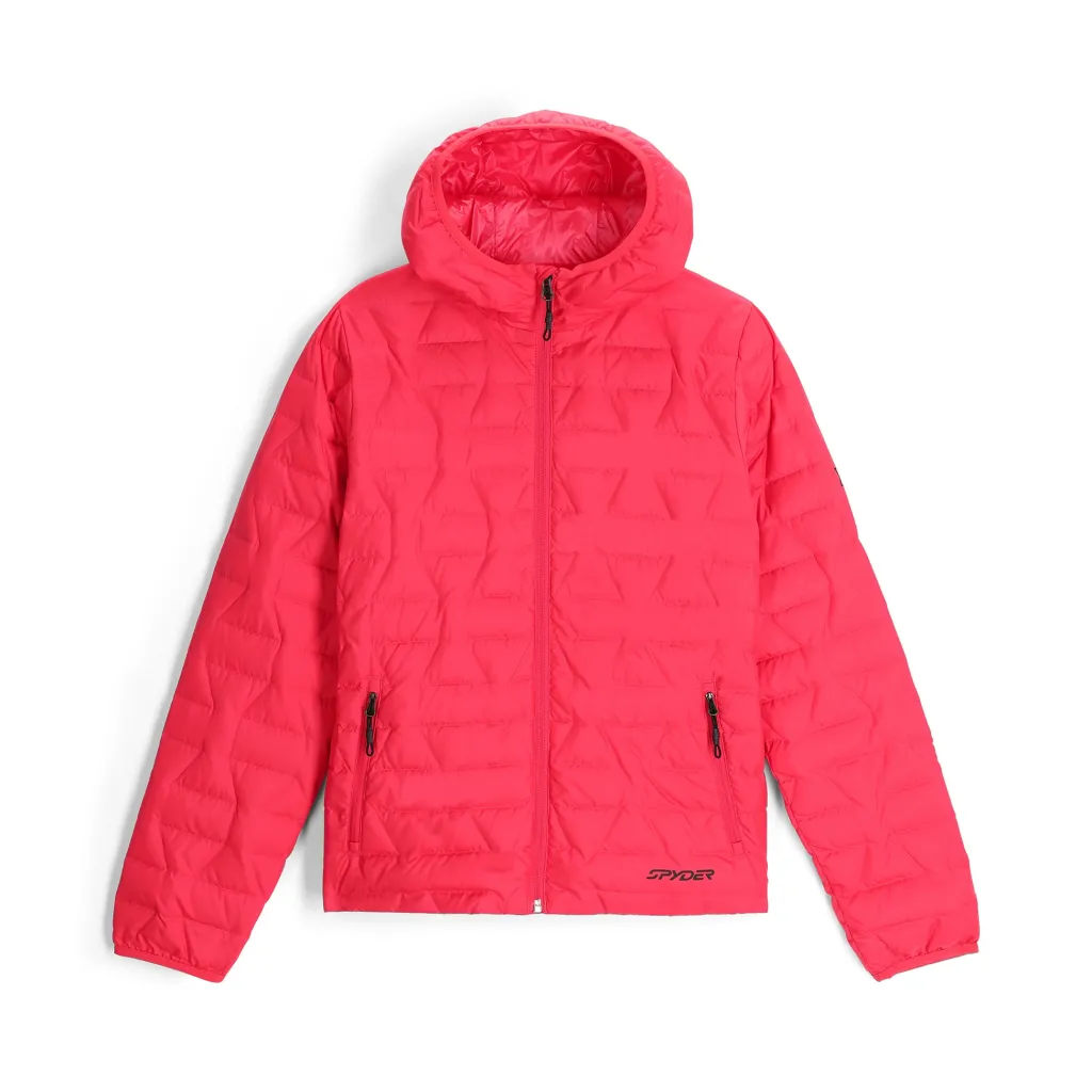 Midlayers | Down*Spyder Womens Zenith Hooded - Prism Pink PRISMPINK