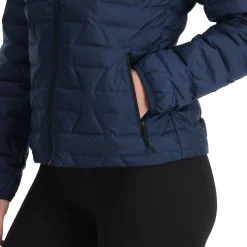 Midlayers | Down*Spyder Womens Zenith Hooded - True Navy TRUENAVY
